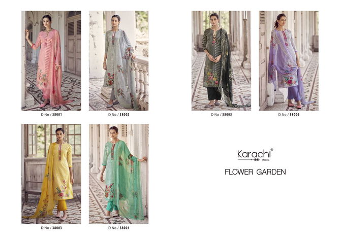 Flower Garden By Kesar Fancy Digital Printed Dress Material Orders In India
